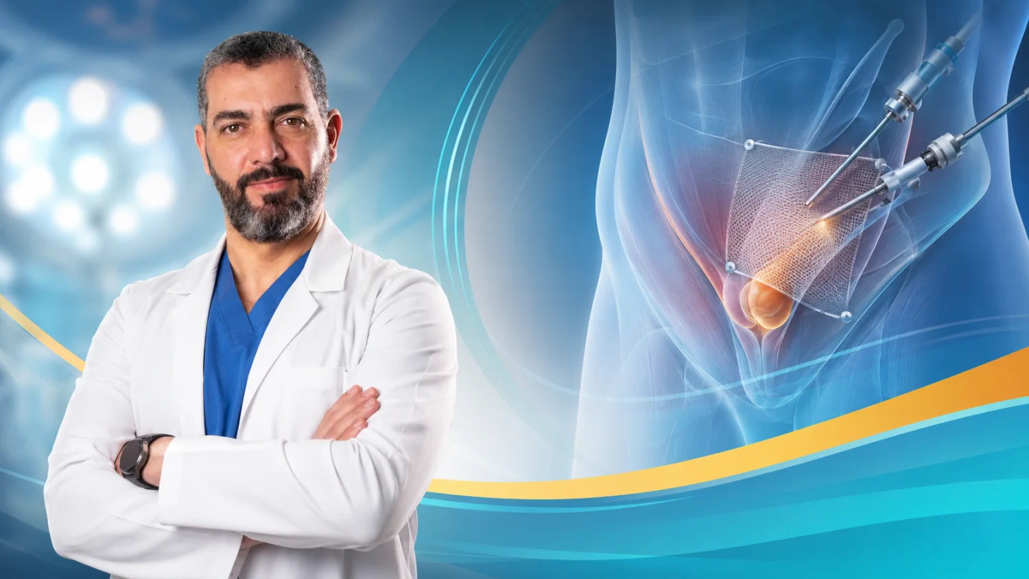 علاج الفتق الإربي بالمنظار الجراحي - الدكتور داوود داوود في عمان